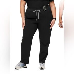 Figs Black Technical Collection Scrub Pants